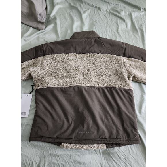 NWT Girlfriend Collective Laurel Recycled Fleece Retro Anorak size S - Picture 9 of 11